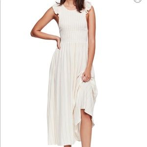 Free People butterfly dress  in ivory sz s